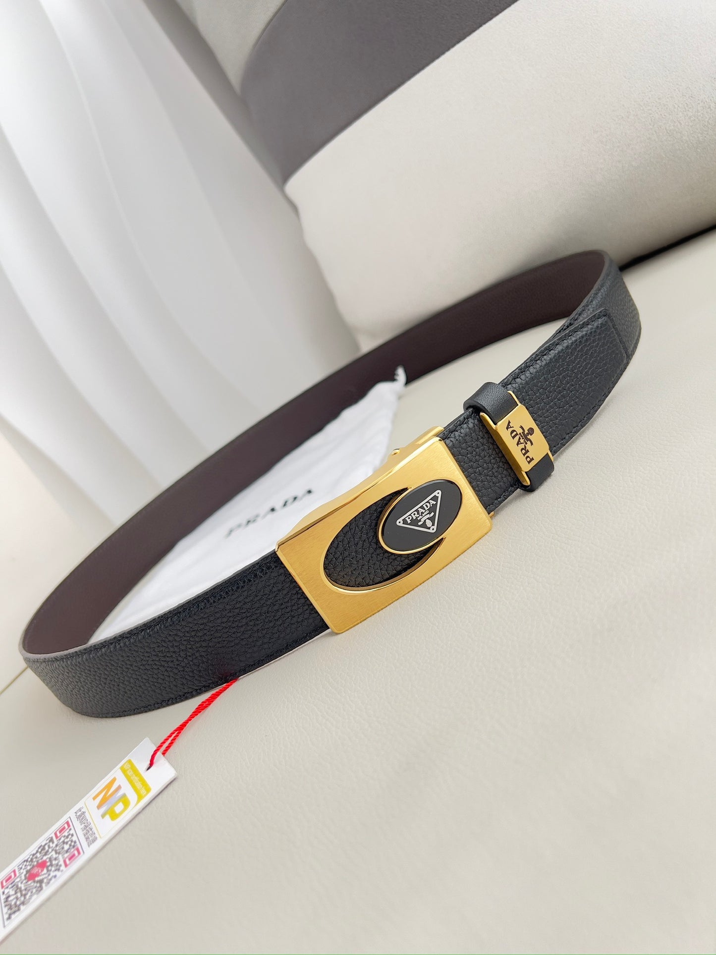 【PRADA】(プラダ) 3.5cmベルト メンズ