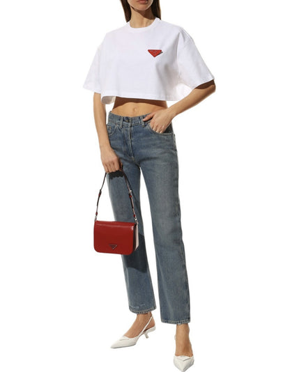 大人気！雑誌「VIVI」に掲載!藤田ニコルの愛用ブランドの新作バッグが掲載されたブラックレザーショルダーバッグ 大人の女性へ