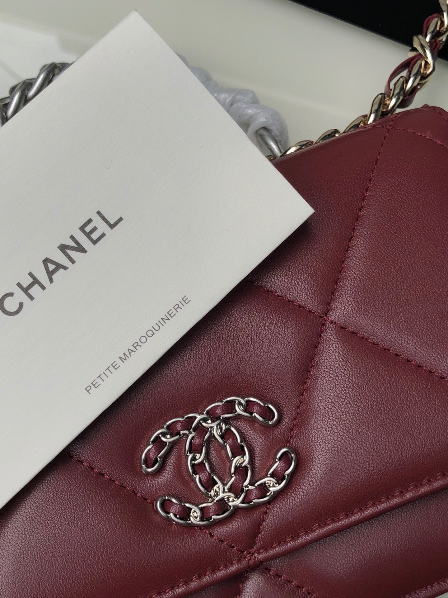 CHANEL 19 WALLET ON CHAIN 0957