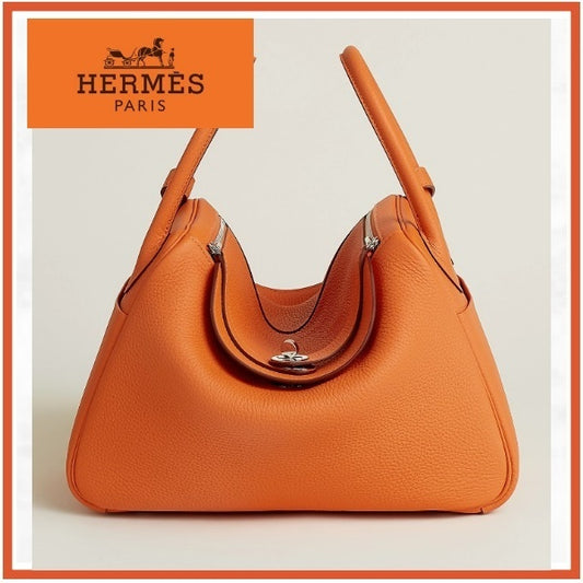 【希少！ リンディ 30】HERMES Lindy ショルダー 金具ゴールド
