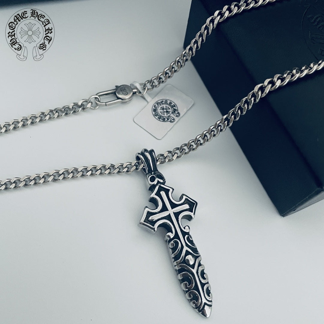 【CHROME HEARTS】クロムハーツ、新しいネックレス万能シンプルファッションオーナメント