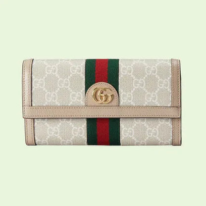 【-gucci】国内即発-gucci-オフィディア-ggモチーフ長財布-コンチネンタル
