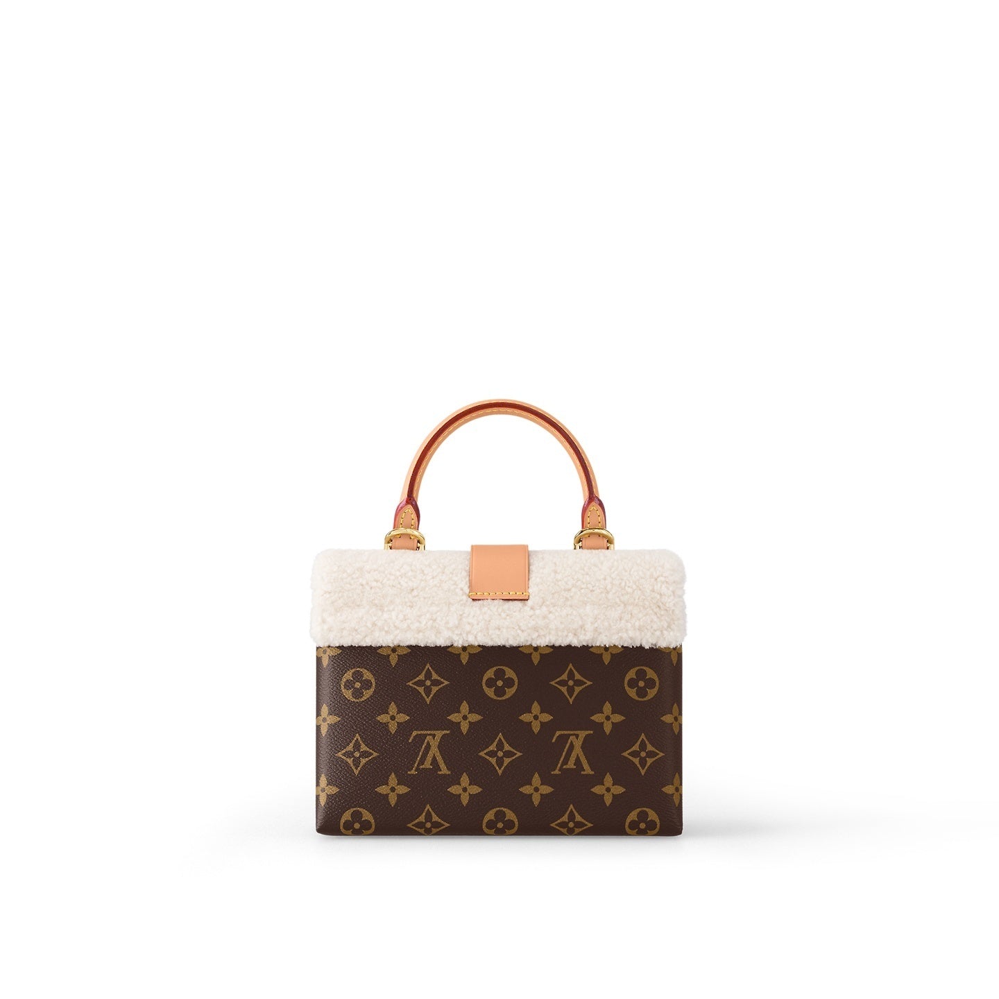 LV シアリング モノグラム トップハンドル バッグ ロッキー BB M46318