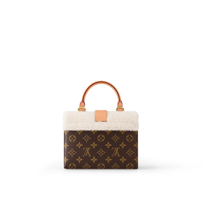 LV シアリング モノグラム トップハンドル バッグ ロッキー BB M46318
