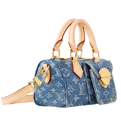 《デニムブルー♪》Louis Vuitton★ナノ・スピーディ M82950