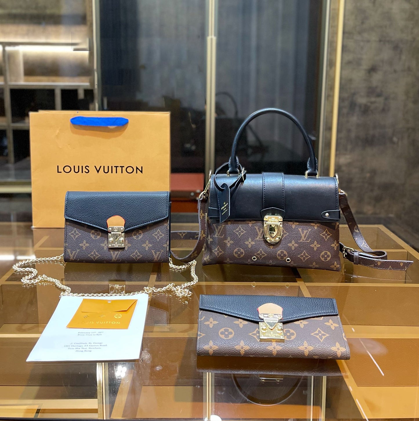 【大人気定番商品♪】LOUISVUITTON 古い花3点セット お得