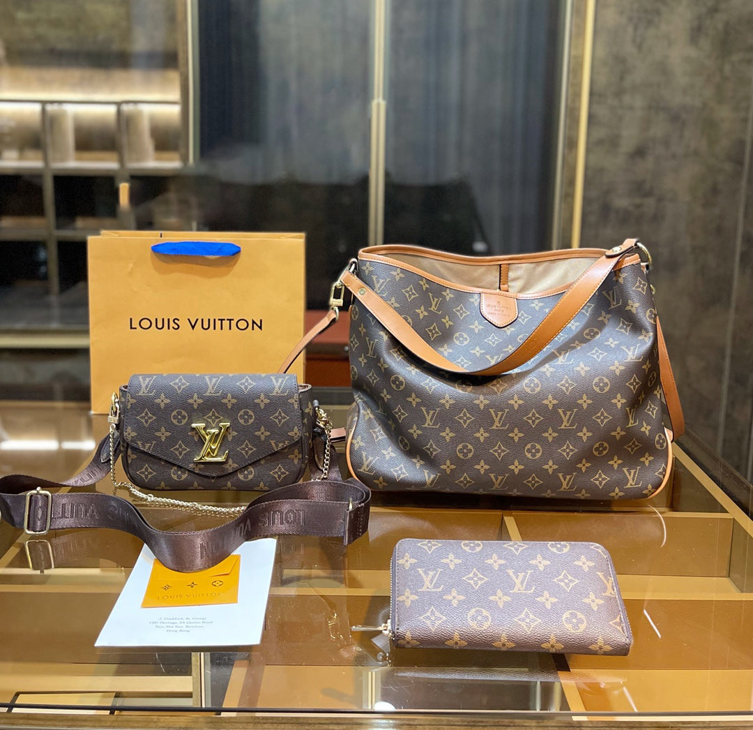 【すぐ届く】ルイヴィトン☆定番人気☆LOUISVUITTON 3点セット お得