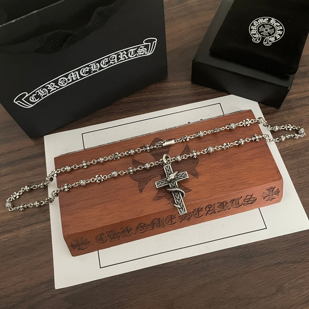 【CHROME HEARTS】ネックレス、新しいネックレス万能シンプルファッションオーナメント