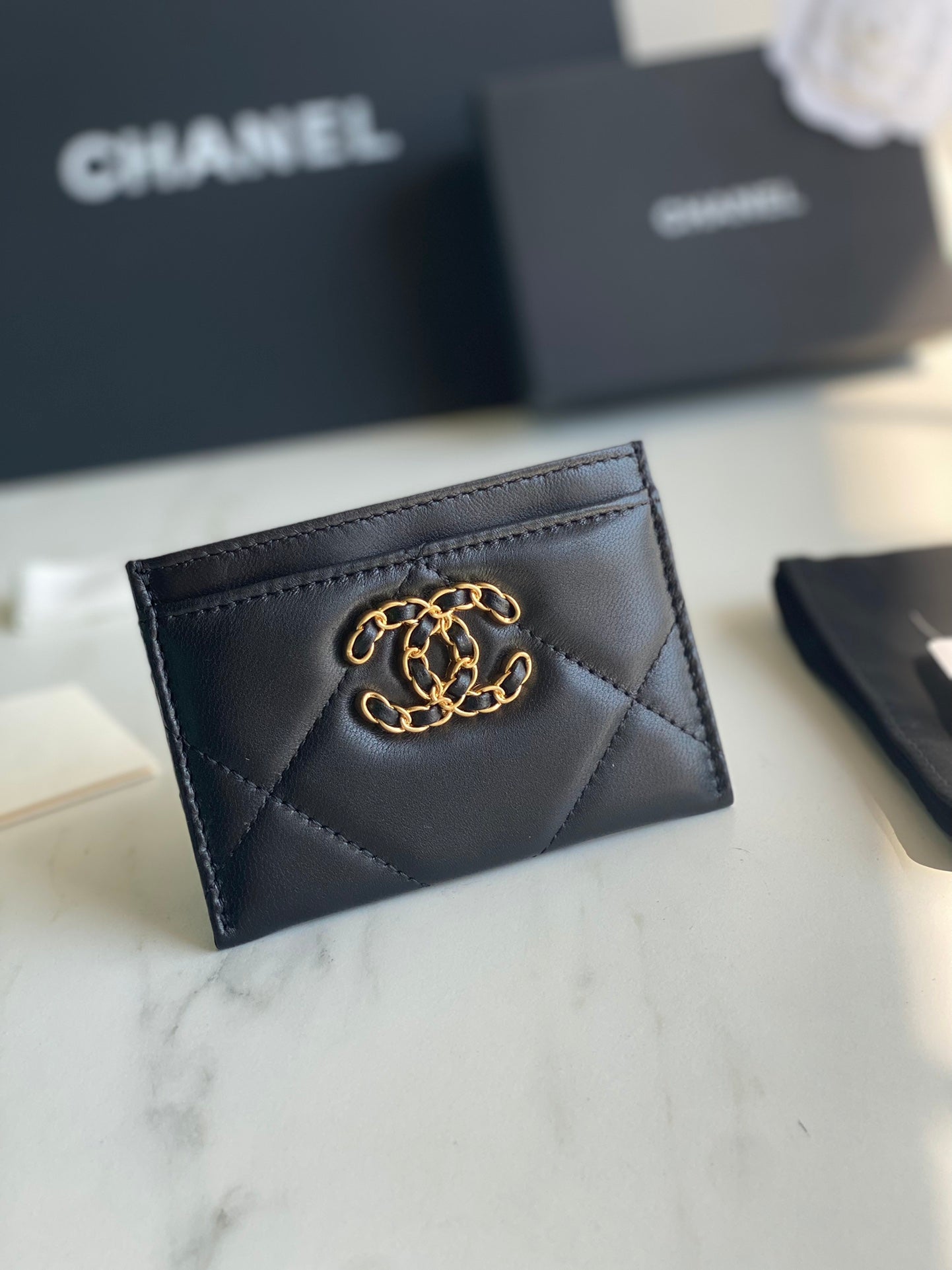CHANEL 19 CARD HOLDER AP1167