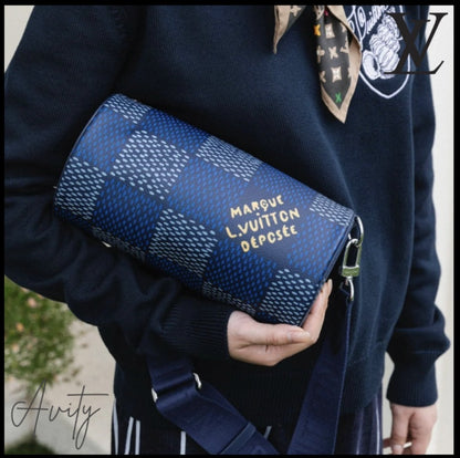 ダミエとフォルムがかっこいい♪LouisVuitton ショルダーバッグ N40695