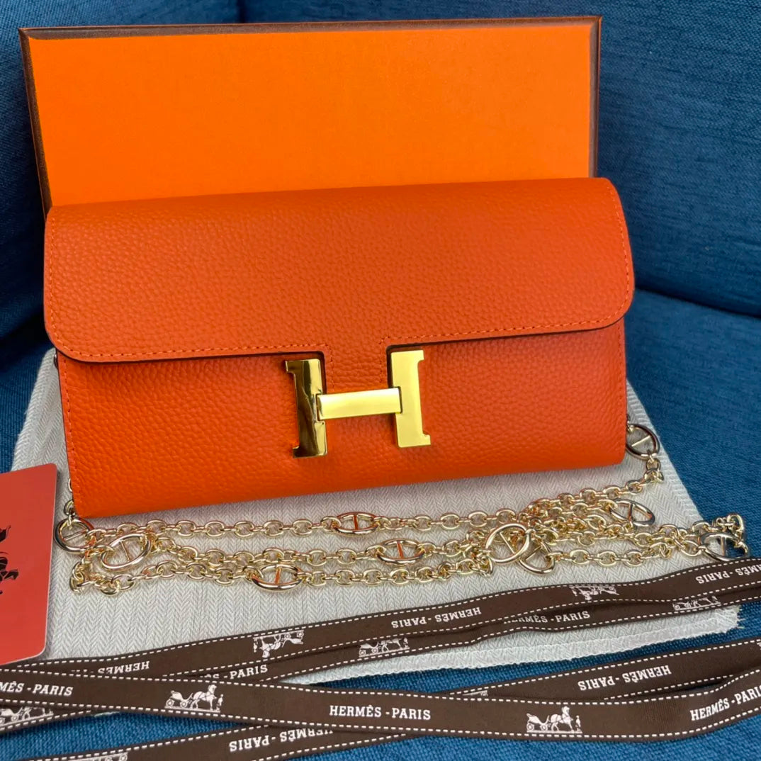 HERMÈS ショルダー & 長財布 11カラー 22X11CM
