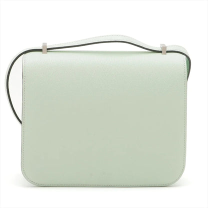 エルメス コンスタンス3 ミニ18 ミロワール シェブルミゾル ヴェールフィズ シルバー金具