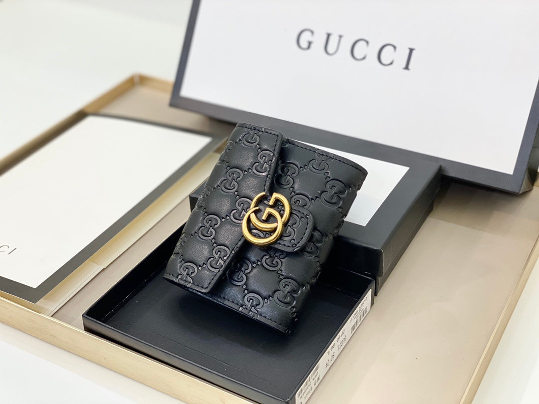 Gucci グッチ/ GGマーモントキルテイング ミニ財布/ 二つ折り