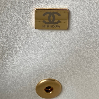 Chanel❄️24C 🔅AS4362 diamond letter handle mini CF