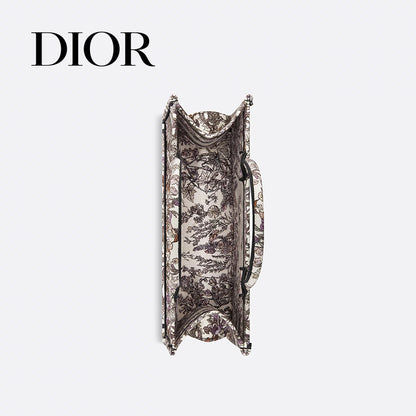 DIOR-刺繍入りトートバッグ(ミディアム)(36 x 27.5 x 16.5 cm)