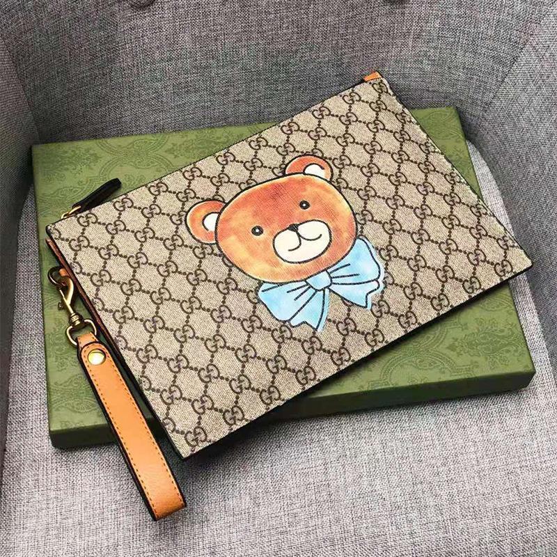 GUCCI(グッチ) × KAI テディベア クラッチバッグ