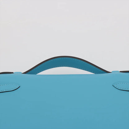 エルメス ポシェットケリー ヴォースイフト ブルーノール シルバー金具