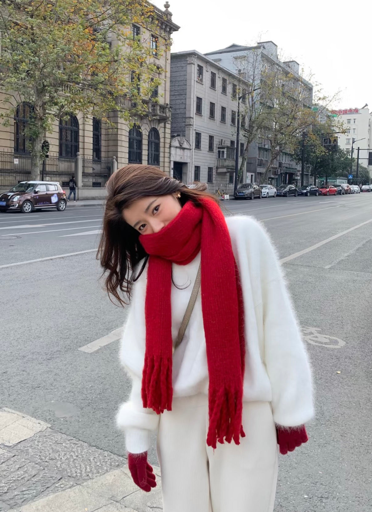 【BURBERRY バーバリー】スカーフ23*185CM 241108