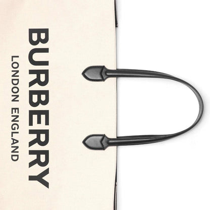 【Burberry】ロゴデティールキャンバス トート