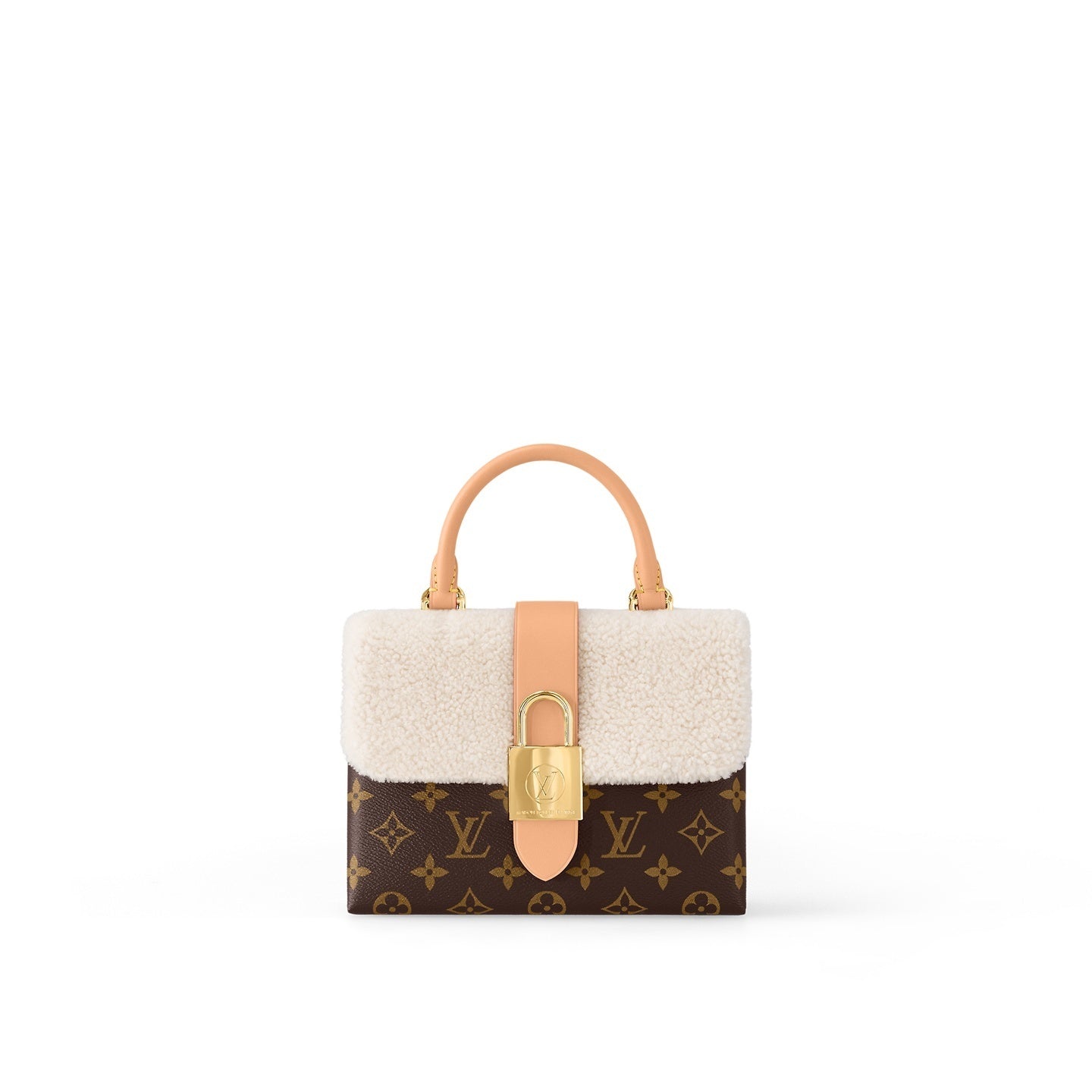 LV シアリング モノグラム トップハンドル バッグ ロッキー BB M46318