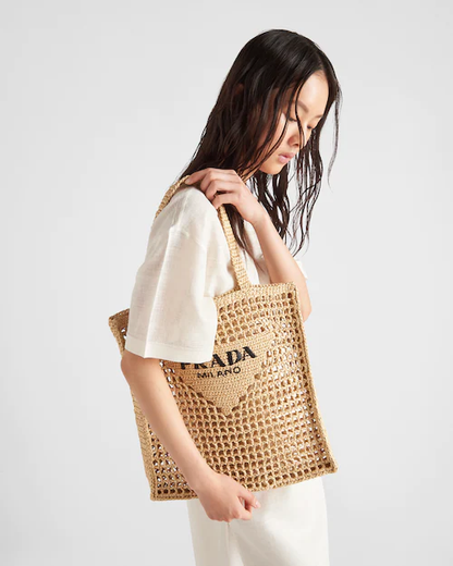 ラフィア トートバッグ