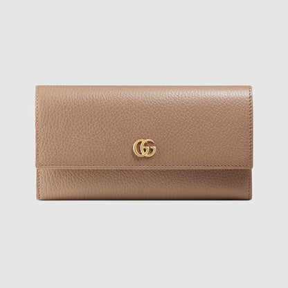 【GUCCI】プチ マーモント レザー コンチネンタルウォレット★即納