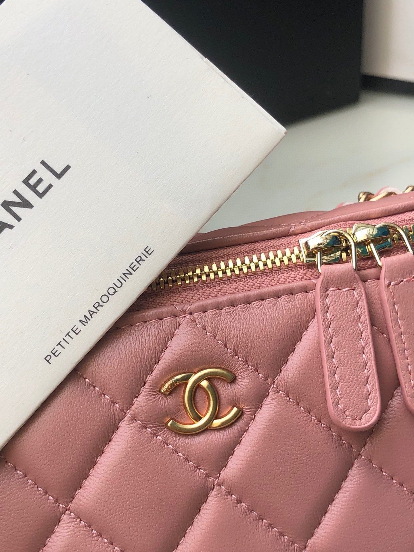 Chanel Classic Vanity 22C Bag with Chain AP2303