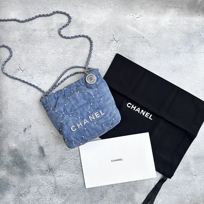 CHANEL 24ss新作 完売必至 CHANEL22 ミニ ハンドバッグ AS3980 B16649 NY101