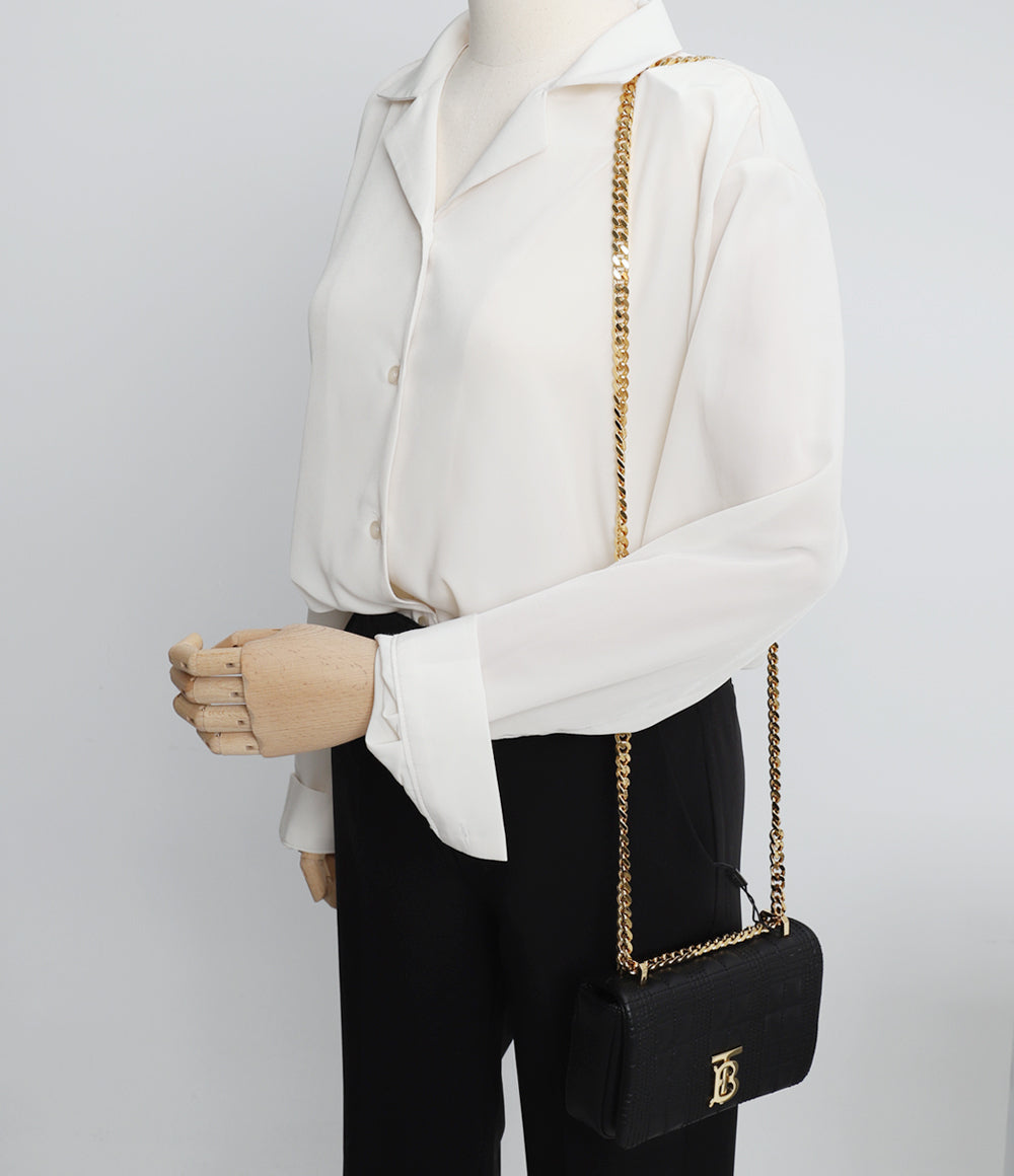 ☆Burberry ミニ キルティング ローラバッグ