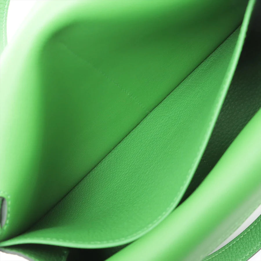 エルメス アルザン25 トリヨンクレマンス ヴェールユッカ シルバー金具