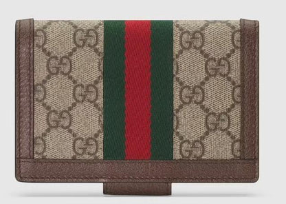 【国内発送★グッチ】オフィディア グッチ ロゴ パスポートケース