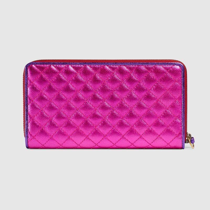 ラミネートレザー ジップアラウンドウォレット