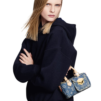 《デニムブルー♪》Louis Vuitton★ナノ・スピーディ M82950