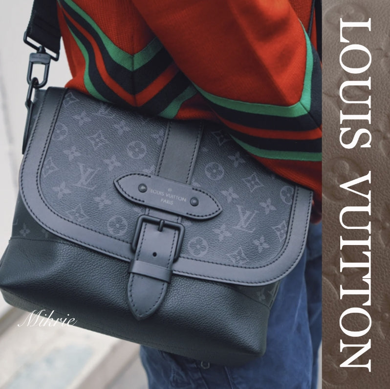 NEW IN◆ LV ショルダー メッセンジャー バッグ モノグラム 黒 M45911