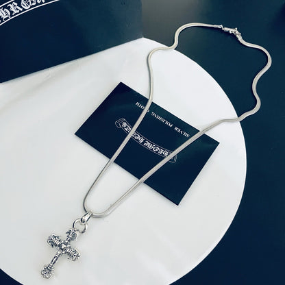 【CHROME HEARTS】クロムハーツ、新しいネックレス万能シンプルファッションオーナメント