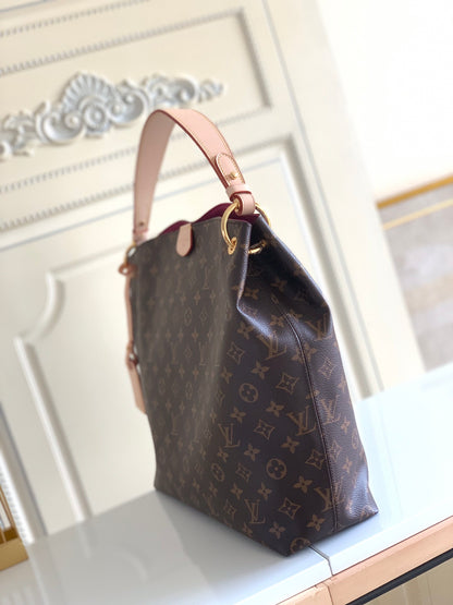 【Louis Vuitton】ヴィトン財布に合うトートバッグモノグラムダミエグレースフルPM【バッグ】