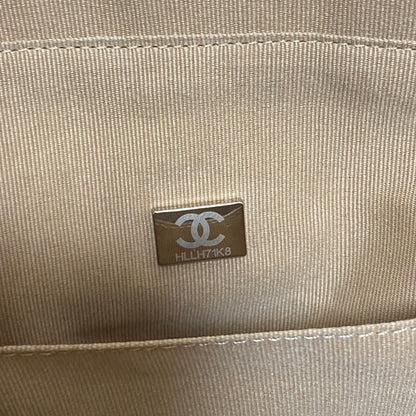 Chanel Calfskin Quilted Ultra Pocket Shopping Tote Navy AS3928