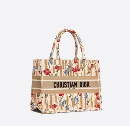 【ディオール】新作！フラワー柄★ディオールブックトートスモールバッグ★-BUYMA
