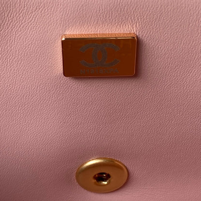 Chanel❄️24C 🔅AS4362 diamond letter handle mini CF