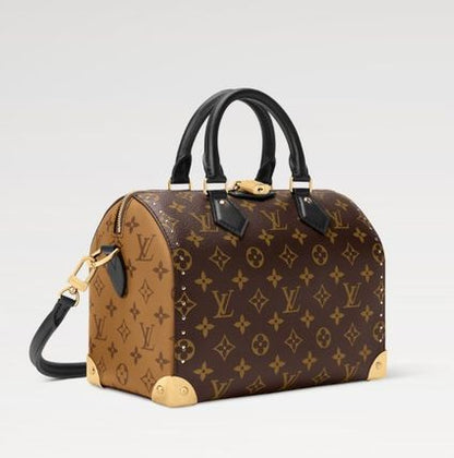 【国内発送】Louis Vuitton スピーディ トランク 25 バッグ｜モノグラム×トランクスタイル