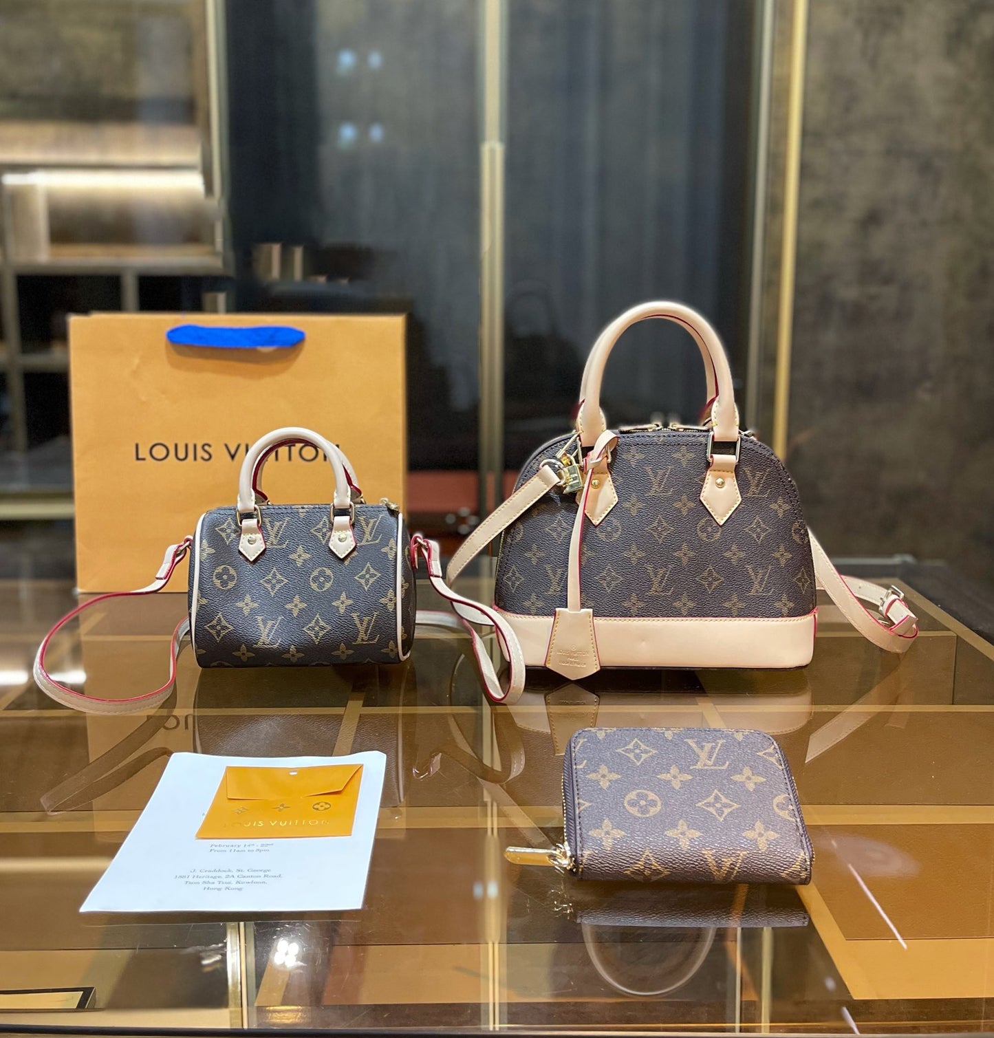 【大人気定番商品♪】LOUISVUITTON 古い花3点セット お得