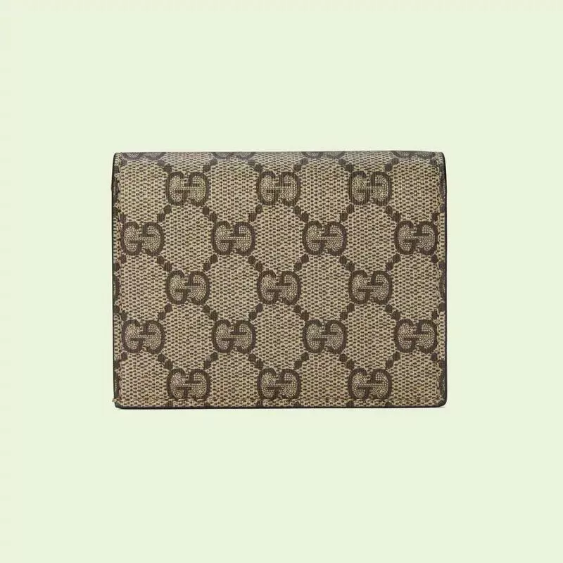 【GUCCI】レインボー＆スター ばなにゃ プリント カードケース