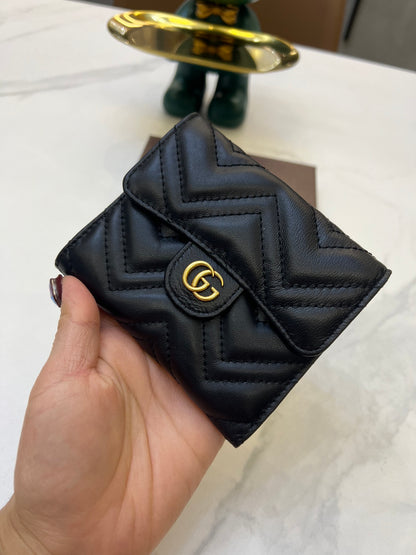 【GUCCI】関税負担なしGUCCI 〔GGマーモント〕 コイン＆紙幣 カードケース