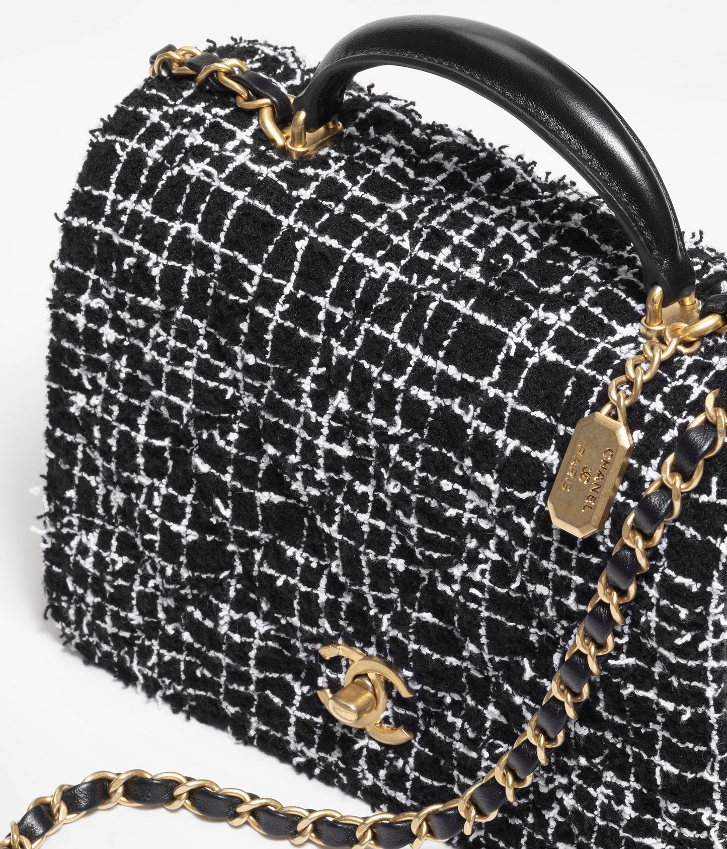 スモール トップハンドル フラップ バッグ