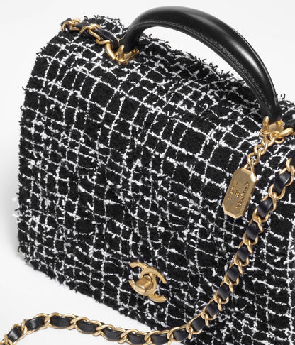 スモール トップハンドル フラップ バッグ