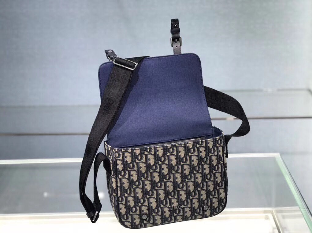 Dior Blue Messenger Bag