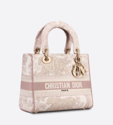 【DIOR】2種類★LADY D-LITE ミディアムバッグ★M0565OTDT_M808
