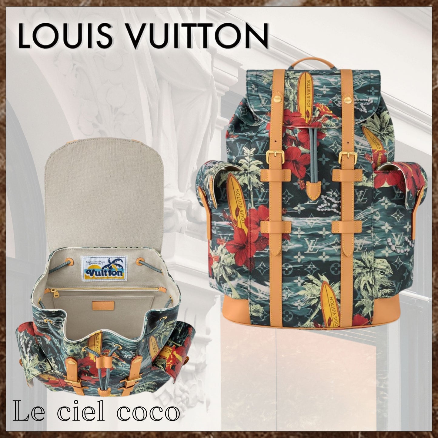 【大人気！トロピカル♪】ルイヴィトン バックパック M24996 M41379
