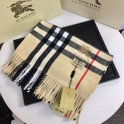 【Burberry】クラシック チェック カシミアスカーフ
