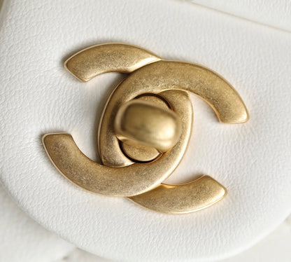 Chanel classic flap mini with golden ball